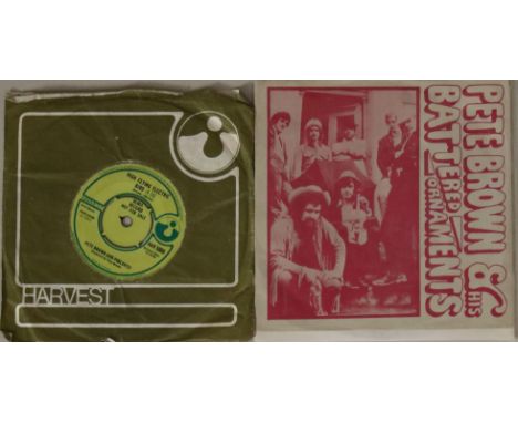 PETE BROWN - PARLOPHONE/HARVEST 7" DEMOS - 2 x cracking UK demonstration 7" cuts. Releases are Pete Brown And His Battered Or