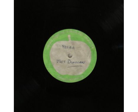 DONOVAN - APPLE ACETATE - Another unique to find acetate from Donovan - once more simply titled 'Just Donovan' on Apple. A si