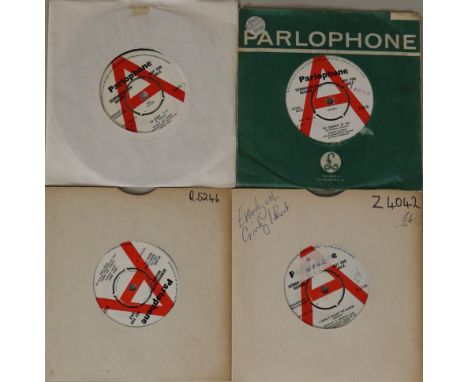 SHIRLEY AND JOHNNY - 7" PARLOPHONE DEMOS - 4 x seldom seen original UK red/white 7" demos. Titles are I'm Sorry (R 5411 - VG+