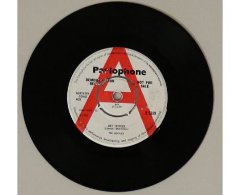 THE BEATLES - WE CAN WORK IT OUT/DAY TRIPPER - UK 7" DEMO - An original UK 7" Parlophone demonstration copy of the famous dou