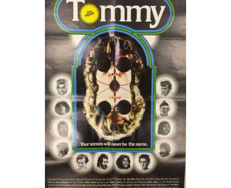 THE WHO TOMMY ORIGINAL POSTER - Fantastic UK quad (30"x40") sized poster for The Who's rock opera 'Tommy'.