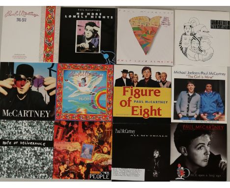 PAUL MCCARTNEY & RELATED- 7" COLLECTION - Comprehensive collection of 36 x 7" with many limited edition cuts! Releases includ