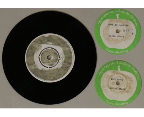 WHITE TRASH - ROAD TO NOWHERE/ILLUSIONS - APPLE 7" TEST PRESSING - - Very seldom seen 7" test pressing pre-release of APPLE 6