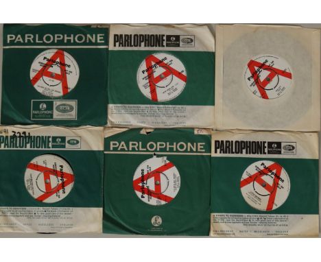 BILL J. KRAMER & THE DAKOTAS - 7" RED/WHITE PARLOPHONE DEMOS - Excellent bundle of 6 x original UK demonstration 45s. Titles 