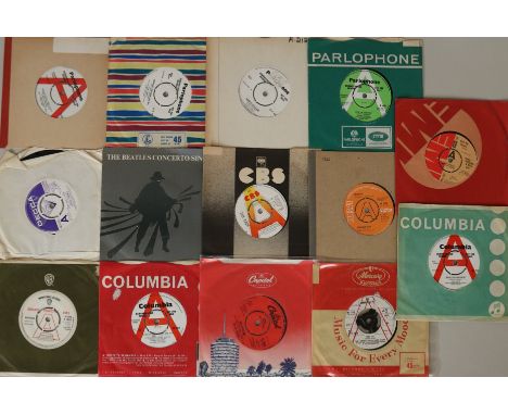 ASSOCIATED BEATLES ARTISTS - 7" DEMOS - Unusual and grand collection of 14 x 7" demonstration releases from artists either as