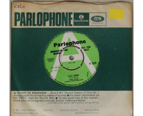 MARC BOLAN - HIPPY GUMBO - 7" PARLOPHONE DEMO - Fantastic to see early original 1966 UK demo copy of the 45 that Marc recorde