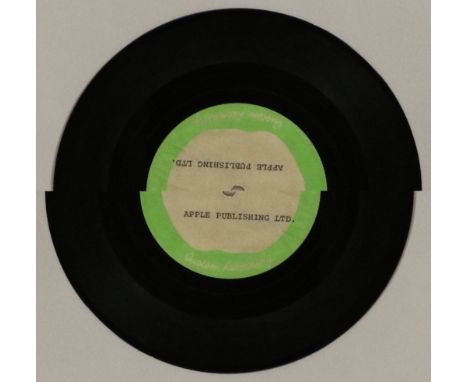 MORTIMER - DEDICATED MUSIC MAN - (APPLE 7" ACETATE) - A tremendous psych pop masterpiece from Mortimer, the New York group wh