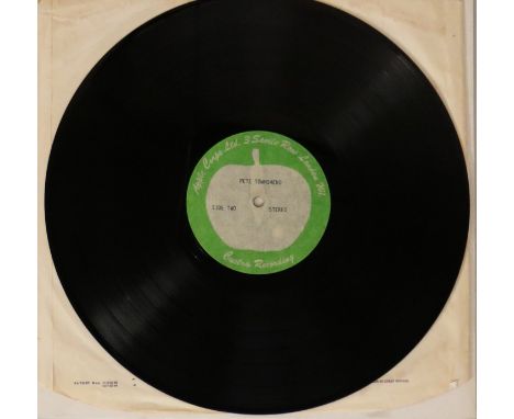 PETE TOWNSHEND WHO CAME FIRST APPLE ACETATES - Two single sided 12" acetates marked only as 'Pete Townshend'. A bit of diggin