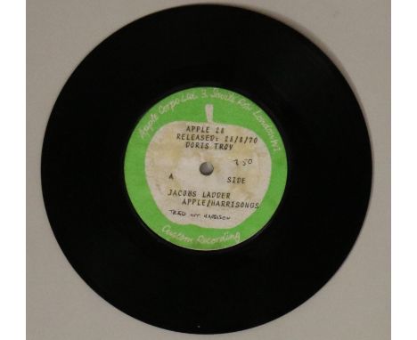 DORIS TROY - JACOB'S LADDER/GET BACK (APPLE 28 7" TEST PRESSING) - A 7" test pressing of APPLE 28, Doris Troy performing the 