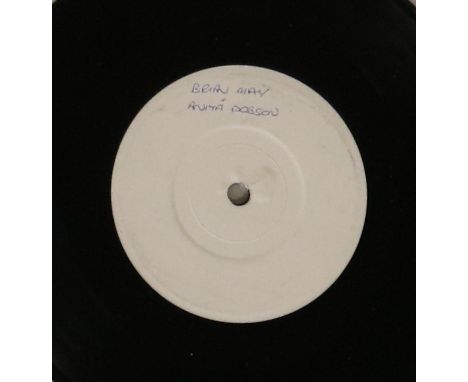 ANITA DOBSON WITH BRIAN MAY - TALKING OF LOVE 7" WHITE LABEL - Extremely few on the ground 7" white label test pressing of th