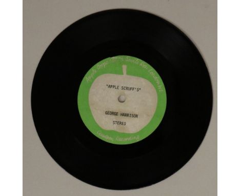 GEORGE HARRISON - APPLE SCRUFFS - 7" APPLE ACETATE - My sweet lord, how about this terrific single sided 7" acetate from Geor