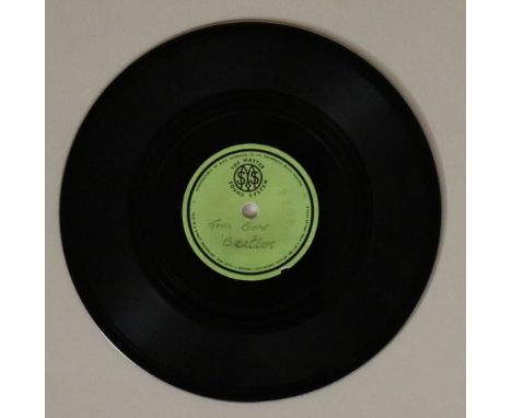 THE BEATLES - THIS BOY ACETATE - A truly fascinating item here. A 'heavyweight' 7" acetate (almost feeling like a shellac dis