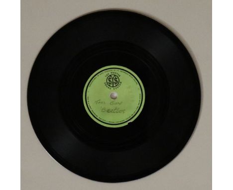 THE BEATLES - THIS BOY ACETATE - A truly fascinating item here. A 'heavyweight' 7" acetate (almost feeling like a shellac dis