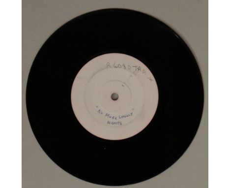 PAUL MCCARTNEY - NO MORE LONELY NIGHTS - 7" TEST PRESSING - Super for a real Macca collector 7" with this single sided test p