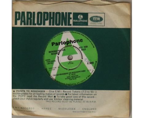 HANS CHRISTIAN (JON ANDERSON) - (THE AUTOBIOGRAPHY OF) MISSISSIPPI HOBO DEMO - One for Yes fans with this early 1968 45 recor