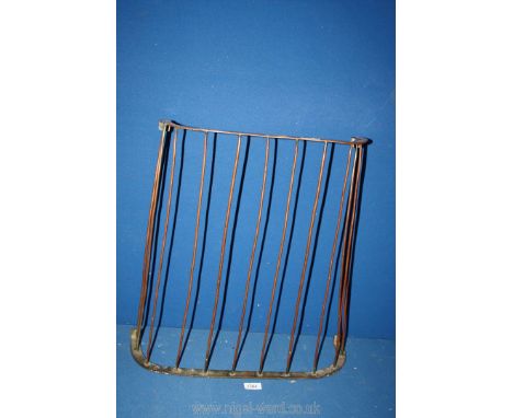 A George III solid copper nursery fireguard, 18 1/4" wide x 21 3/4" high.