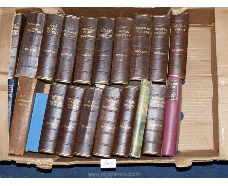 16 Charles Dickens books, Our Man in Havana by Graham Greene, etc.