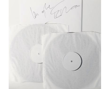 ED SHEERAN - NO 6 COLLABORATIONS PROJECT - SIGNED. White label test pressing of the 2019 double LP, this copy signed 'Lots Of