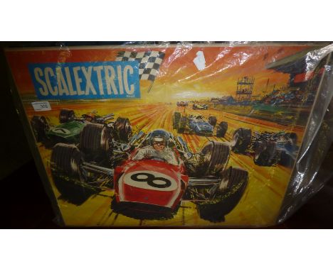 Scalextric Grand Prix 50 set and small box of accessories