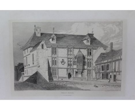 John Sell Cotman (1782 - 1842), collection of etchings from his Architectural Antiquities of Normandy, various sized plates, 