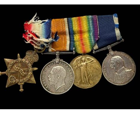 WWI trio named to M. 5778 S. R. Emmerson, E. R.A.3.R.N. Together with For Long Service and Good Conduct medal awarded to M 57