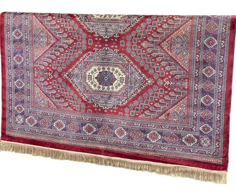 Persian design carpet, 2.40 by 1.58.