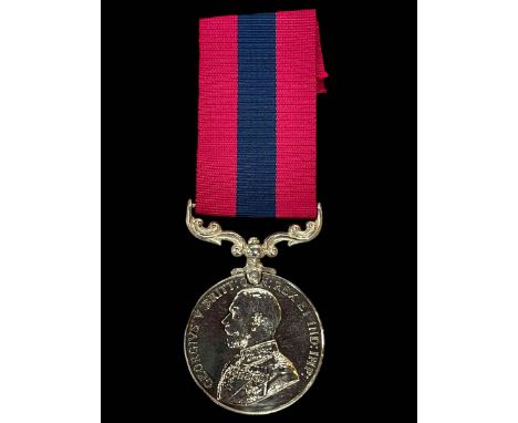 A Great War (Distinguished Conduct In The Field) medal awarded to Sergeant E. Cottam, R. G. A., 6196.