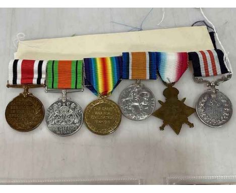 GVR For Bravery In The Field medal awarded to 388109 SJT. C. W. Garraway, 2/2 N'BN, F. A. R. A. M. C. T.F., WWI Trio named to