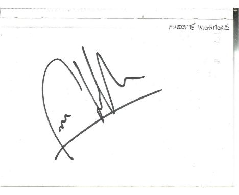 Autograph book with 35 signatures on 6x4 white pages.  Some of names included are Freddie Highmore, Jenson Button, Dizzy Rasc