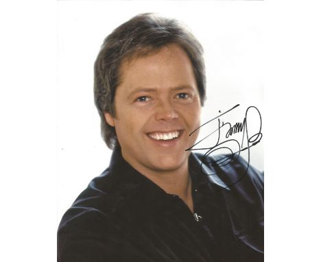 Jimmy Osmond signed 10 x 8 colour Photoshoot Portrait Photo, from in person collection autographed at ITV Studios London 2012