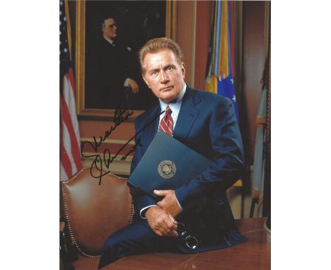 Martin Sheen signed 10 x 8 colour West Wing Photoshoot Portrait Photo, from in person collection autographed at The Way Londo