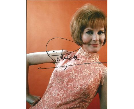 Petula Clarke signed 10 x 8 colour Photoshoot Portrait Photo, from in person collection autographed at BBC Radio London 2016.