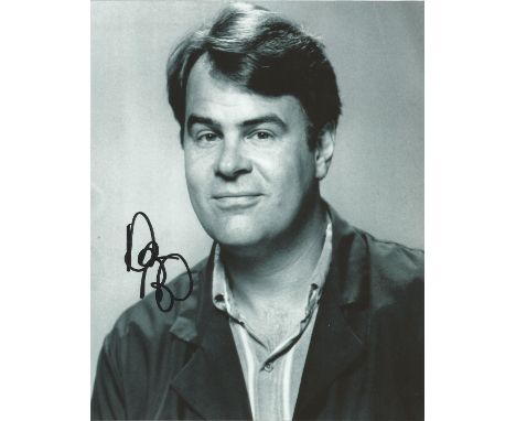 Dan Aykroyd signed 10 x 8 b/w Ghostbusters Photoshoot Portrait Photo, from in person collection autographed at ITV Studios Lo