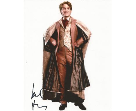 Kenneth Branagh signed 10 x 8 colour Harry Potter Portrait Photo, from in person collection autographed at Theatre London 201