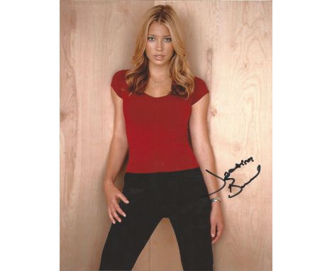 Jessica Biel signed 10 x 8 colour Photoshoot Portrait Photo, from in person collection autographed at The A Team London Premi
