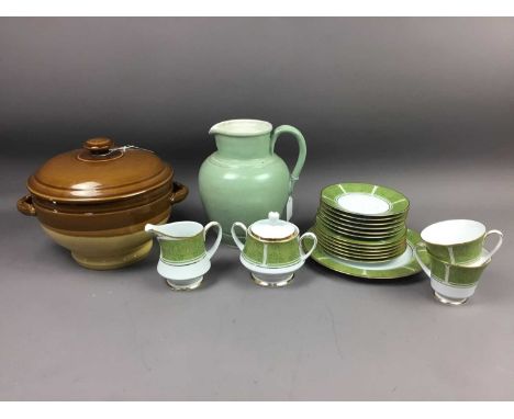 NORITAKE 'EROIKA' PATTERN PART TEA SERVICE,six setting, along with various ceramics, including Hammersley &amp; Co., 'Dresden