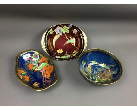 COLLECTION OF CERAMIC BOWLS,including Carlton Ware, a Chinese example and others (5)