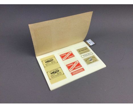 ALBUM OF VINTAGE MATCHBOX LABELS