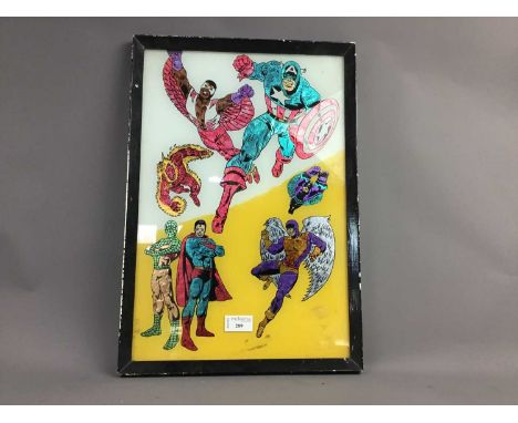 MARVEL SUPERHERO FOIL PANEL