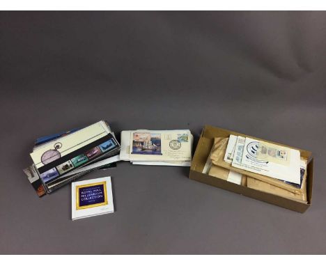 COLLECTION OF BRITISH FIRST DAY COVERS,along with other related items including postcards and loose stamps