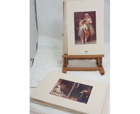 10 mounted prints of old masters, Constable, Turner etc