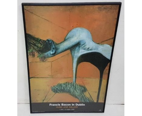 Framed Poster - Francis Bacon in Dublin, Hugh Lane Gallery, August 2000, 70 x 46cm