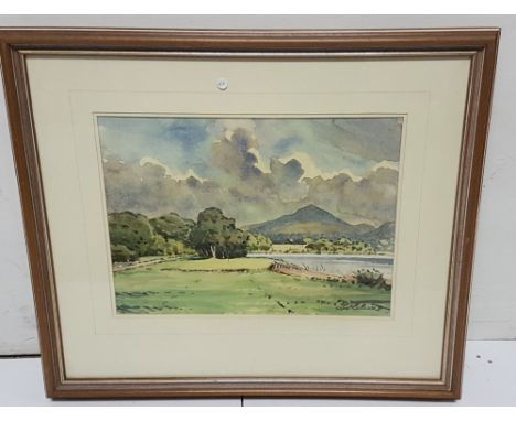SEAN CONNOR, “The First Green, Killarney”, watercolour, 28cm h x 38cm w