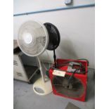 Super Vac Ventilation System & (2) Fans