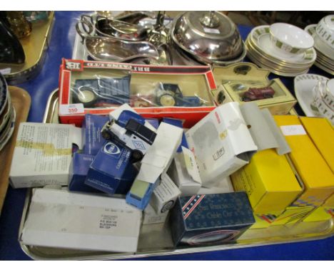 BOX CONTAINING BRITAIN'S BOXED TRACTOR, BOXED COMMERCIAL VEHICLES ETC 