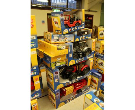 Bruder Case tractor, potato harvester etc