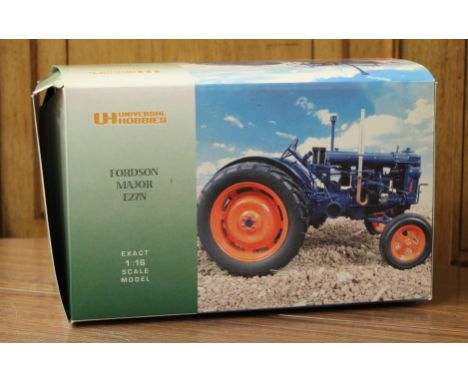 A Universal Hobbies model tractor - 'Fordson Major E27N' (boxed)