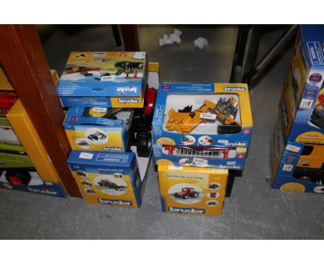 Bruder Mcomick tractor, JCB fast trac etc 