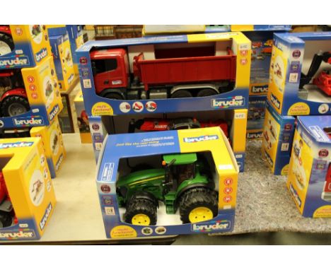 Bruder tipper truck, tractor etc