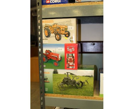 3 Collectors models, Renault and Valmet tractors and vintage Fendt tractor